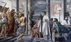 Anselm Feuerbach, Plato's Symposium, painting in oil on canvas, 1869.