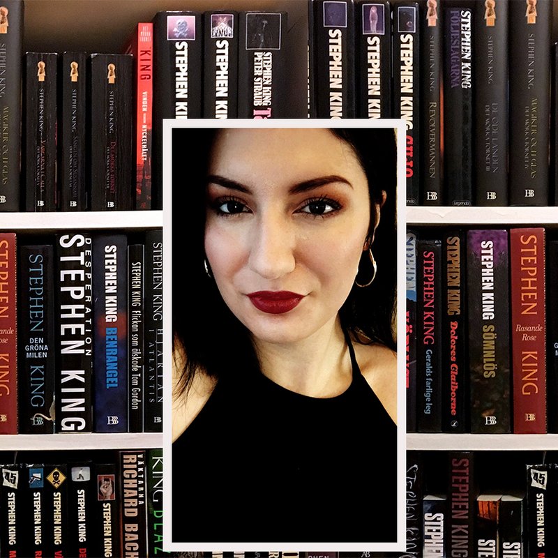 Hallå där ... Gabriella Hahn, som snart har en komplett Stephen King-hylla