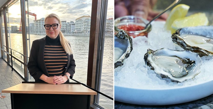 Jessica Holmgren på River Restaurant. Foto: Pressbild/Dining Week