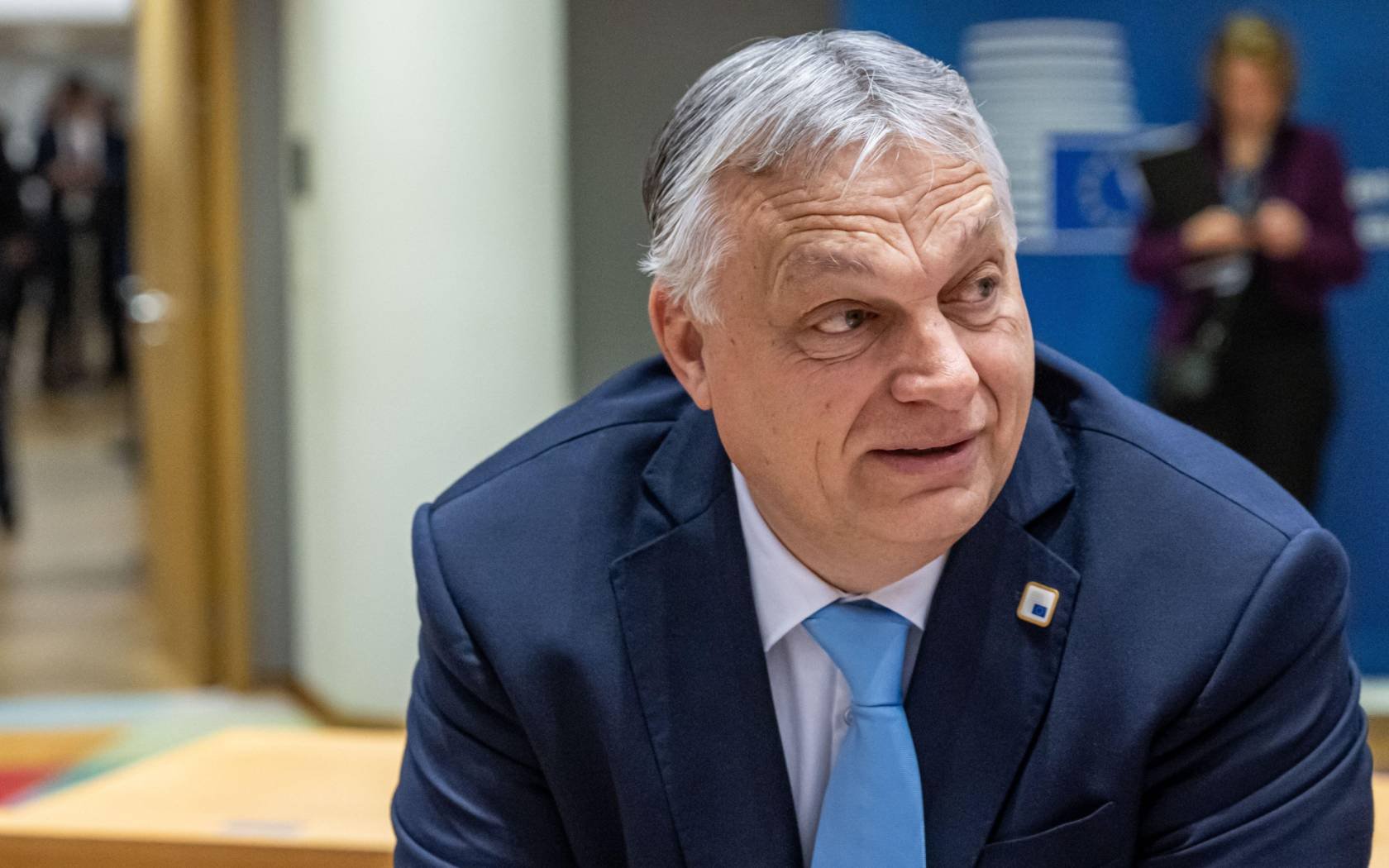 Hungary's prime minister Viktor Orbán at an EU summit.