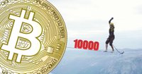 Bitcoin's dominance below 70 percent again – price balances around $10,000