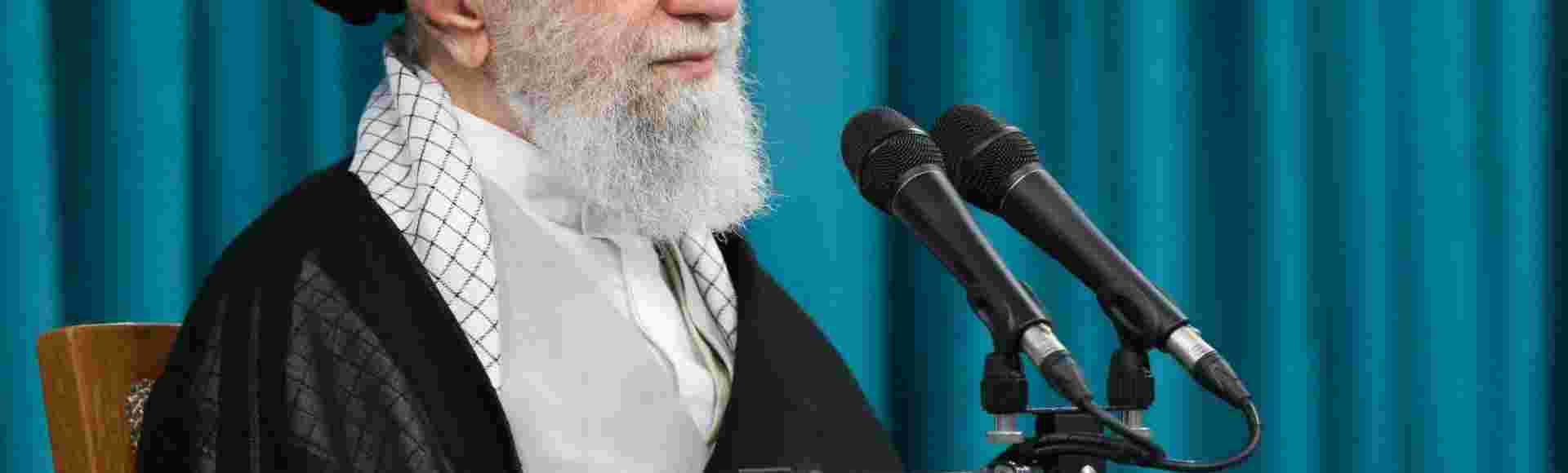 Iranian Supreme Leader Ayatollah Ali Khamenei during a meeting of the Islamic Consultative Assembly, June 11, 2025 in Tehran, Iran.