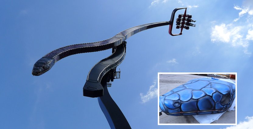 Snake heter årets läskiga nyhet på Gröna Lund. Foto: Gröna Lund