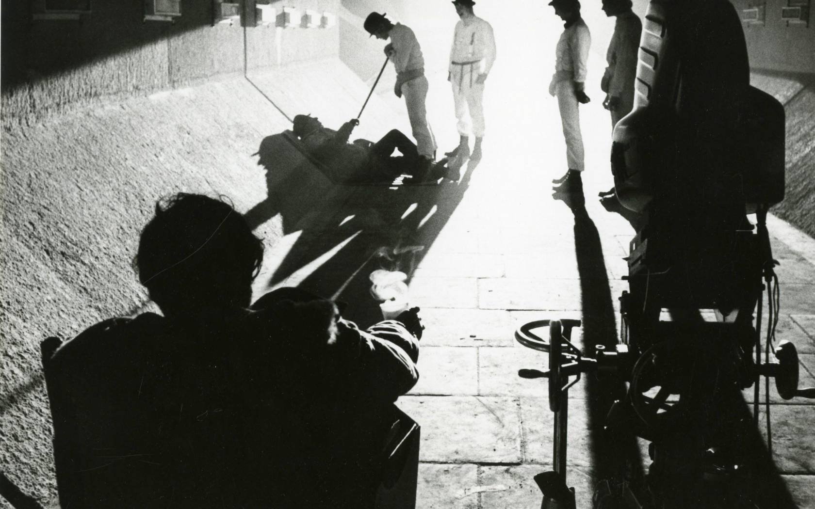 Still from Stanley Kubrick's A Clockwork Orange.