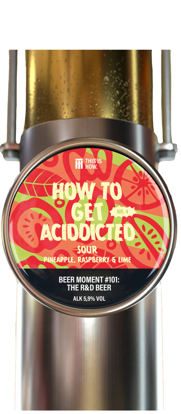 How to get aciddicted Nr.4 Sour pineapple, raspberry & lime