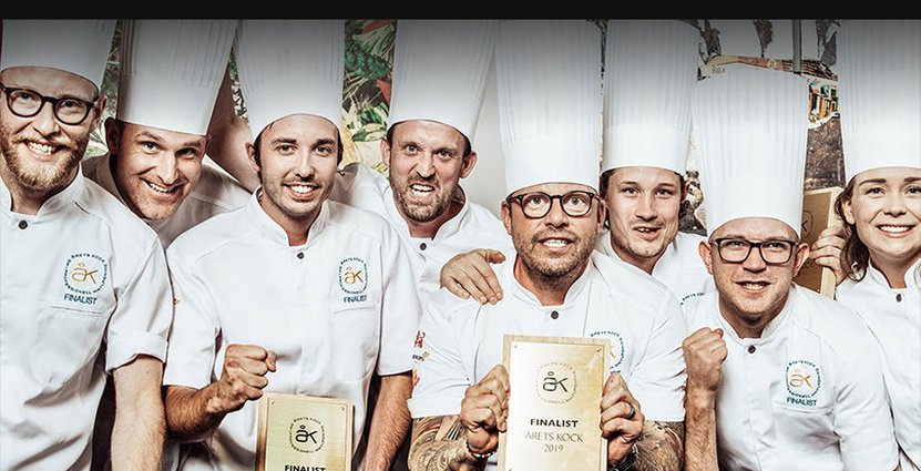 Finalisterna i Årets Kock 2019. Foto: Årets Kock
