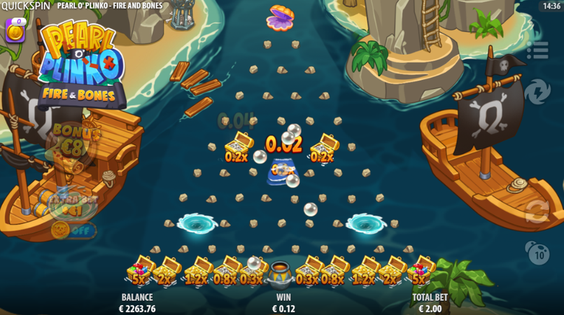 Pearl o' Plinko - Fire & Bones — screenshot 4