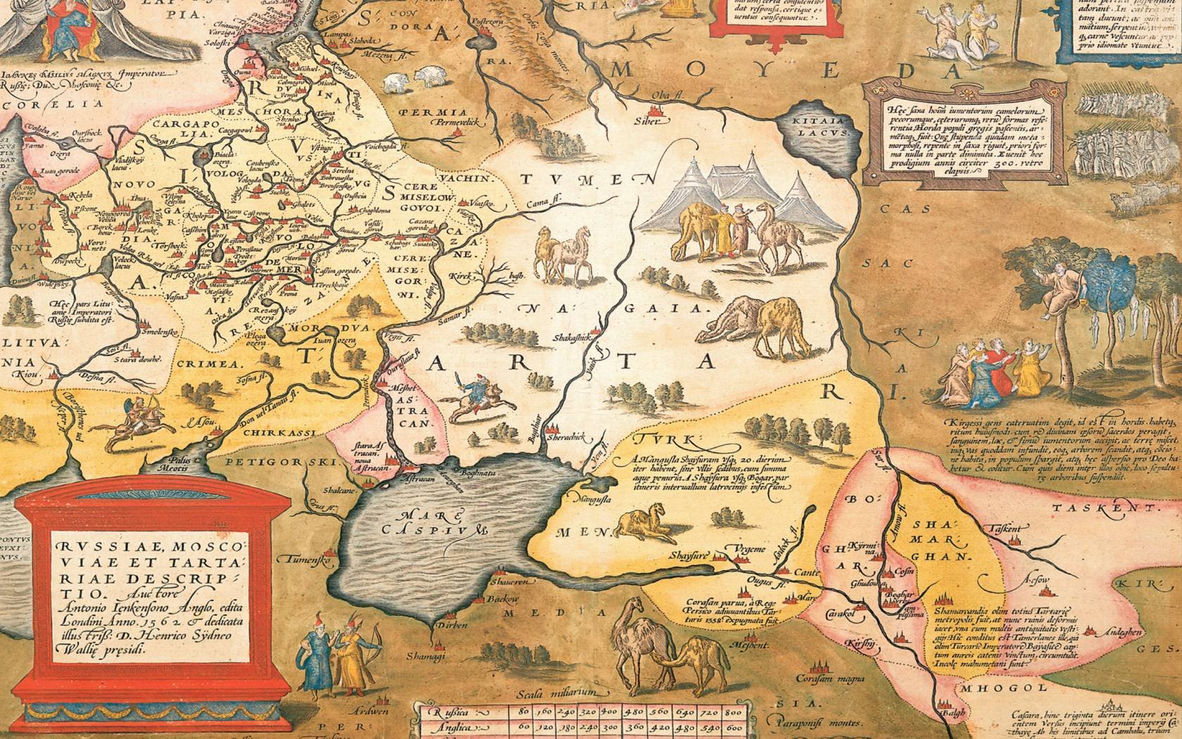 Map of Russia, 1562.