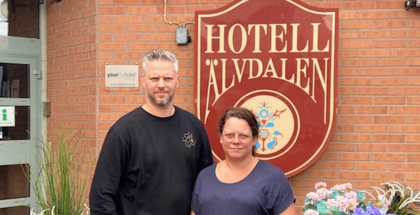 Tillväxtverket har fortfarande inte hört av sig till Malin och Linus Zetterman, som tvingas lägga timmar varje dag  på administrativt arbete.  Foto: Privat