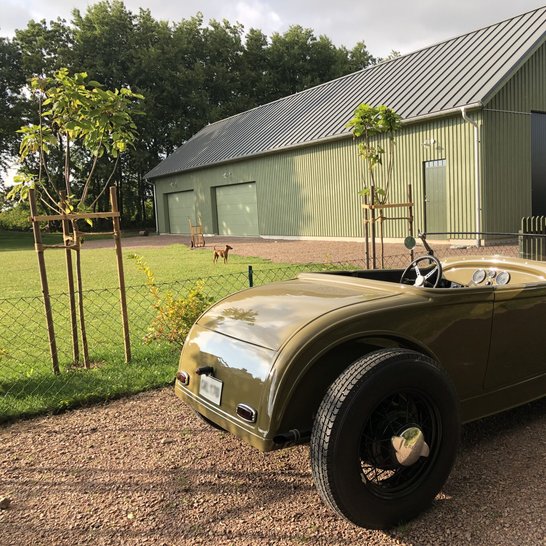 Maskinhall och garage