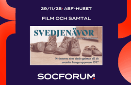 SocForum: Film och samtal – Svedjenävor