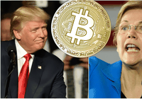 Crypto critic Elizabeth Warren challenges Donald Trump in the 2020 US presidential race