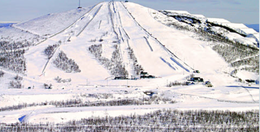 För att stå sig i konkurrensen investerar Kiruna både i ny lift och ny snö. Foto: Kiruna kommun