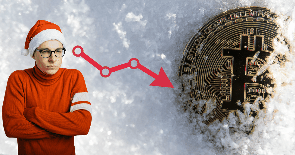 Det blev inga uppgångar över julhelgen för bitcoin.