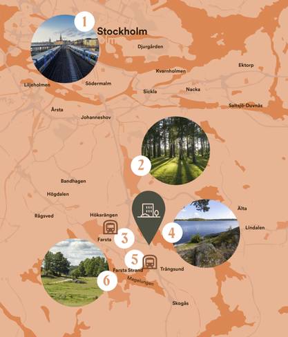  Mitt i naturen, lagom nära stadens puls