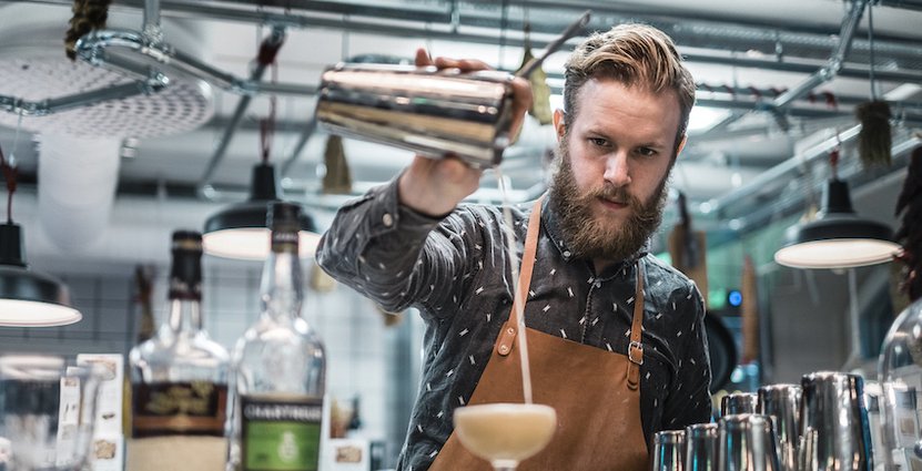 Erik Åreng kammade hem vinsten i den nordiska bartävlingen under Oslo Bar Show. 