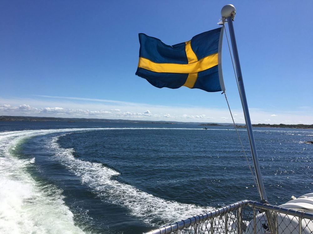 svensk flagg flagga
