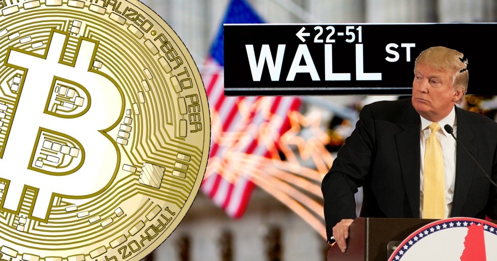 Bitcoin faller under 11 000 dollar – medan New York-börserna stiger.
