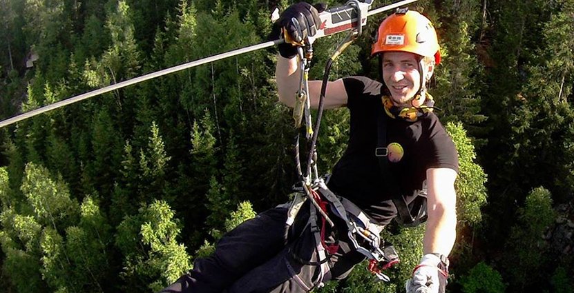 Little Rock Lake består av fyra kilometer linbana i olika svårighetsgrader. Foto: Little Rock Lake