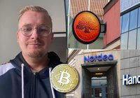 Lasse, 30, handlade med bitcoin – blev avstängd från samtliga svenska banker
