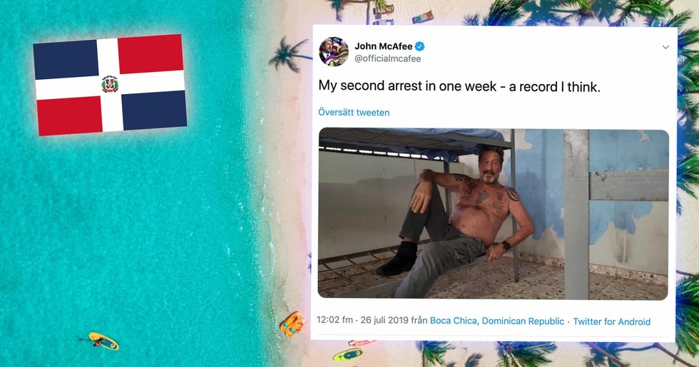 John McAfee tagen av polisen – för andra gången på en vecka