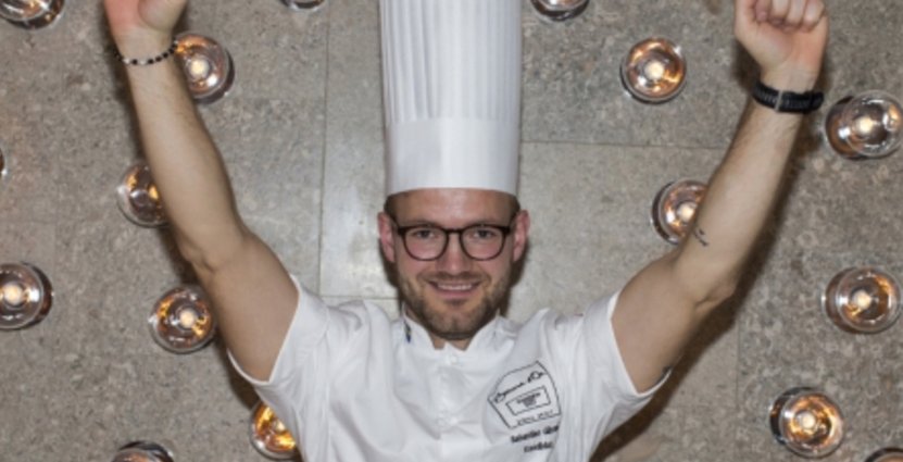 Guld i sikte. Sebastian Gibrand laddar inför Bocuse d'Or Europa i juni. Foto: Linda Dybeck