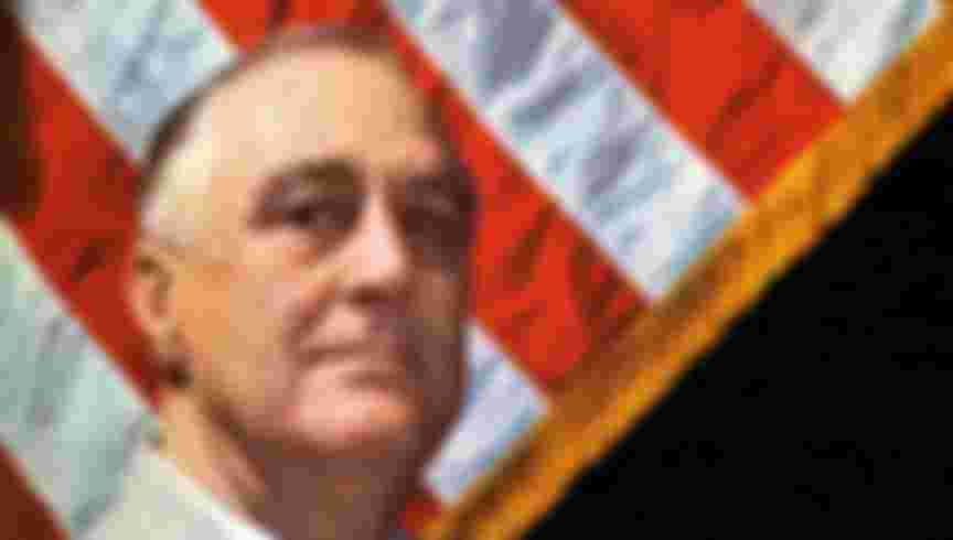 Franklin Delano Roosevelt (1882-1945) 32nd President of USA 1932-184545, photographed c1943. (Photo by Universal History Archive/Getty Images)