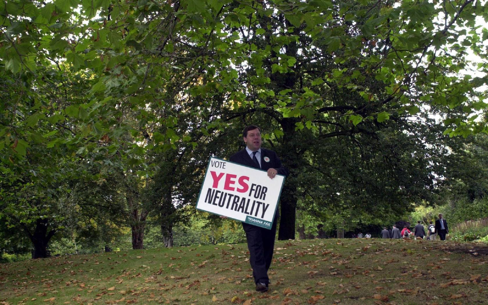 A campaigner for Irish neutrality.