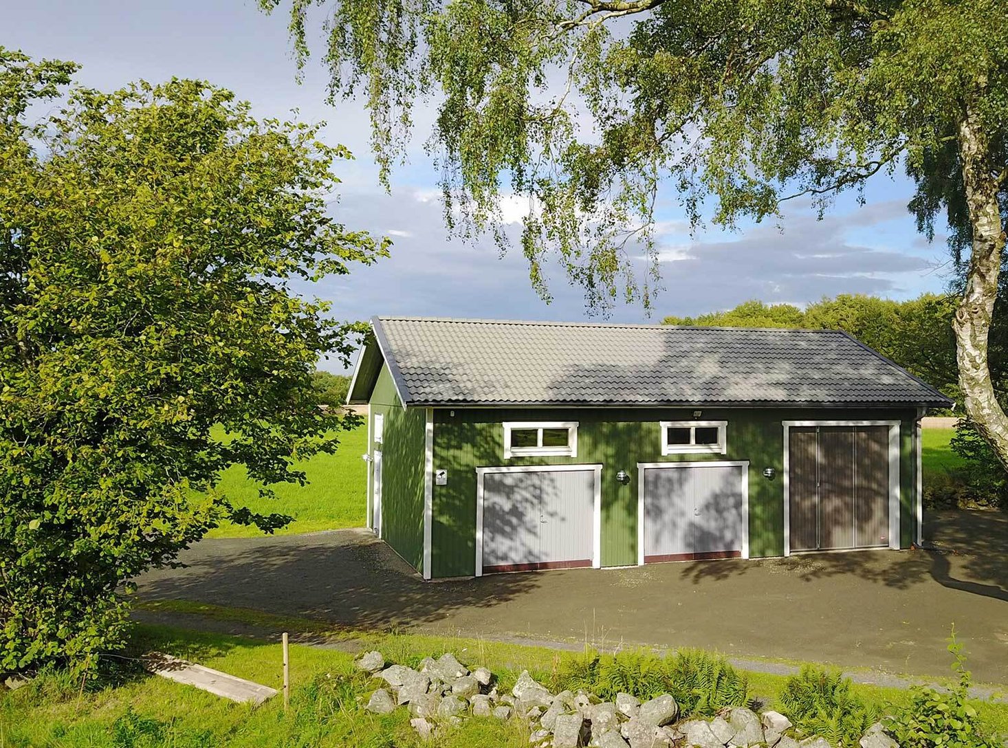 Det gröna traktorgaraget