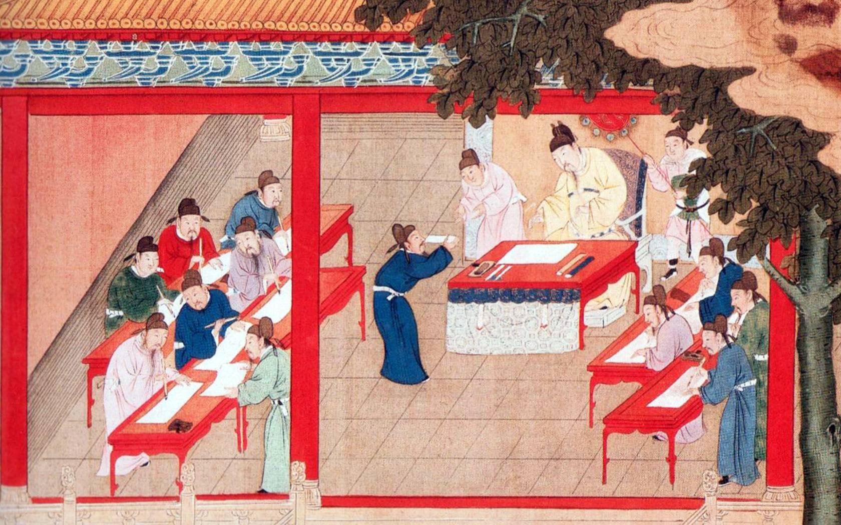 A palace examination at Kaifeng.
