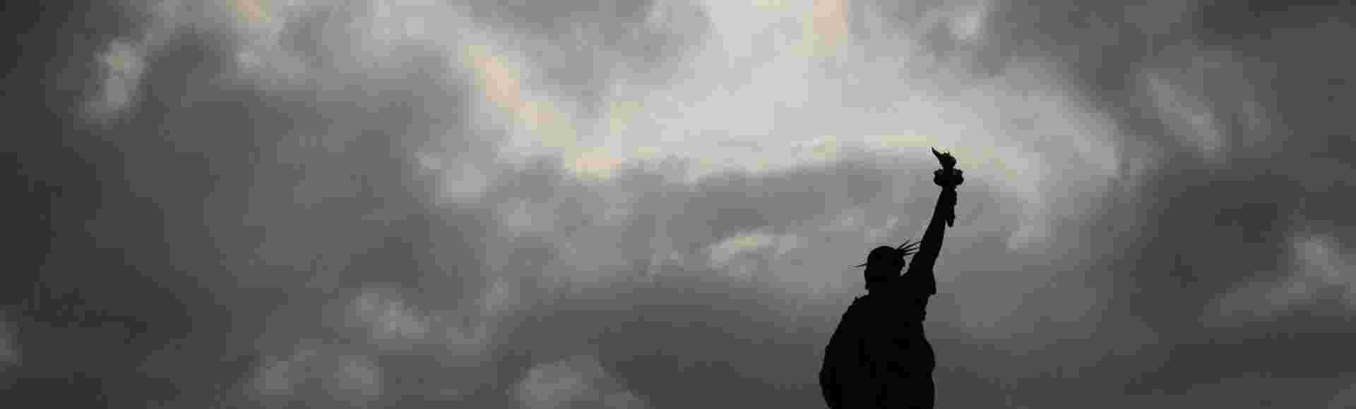 The Statue of Liberty.