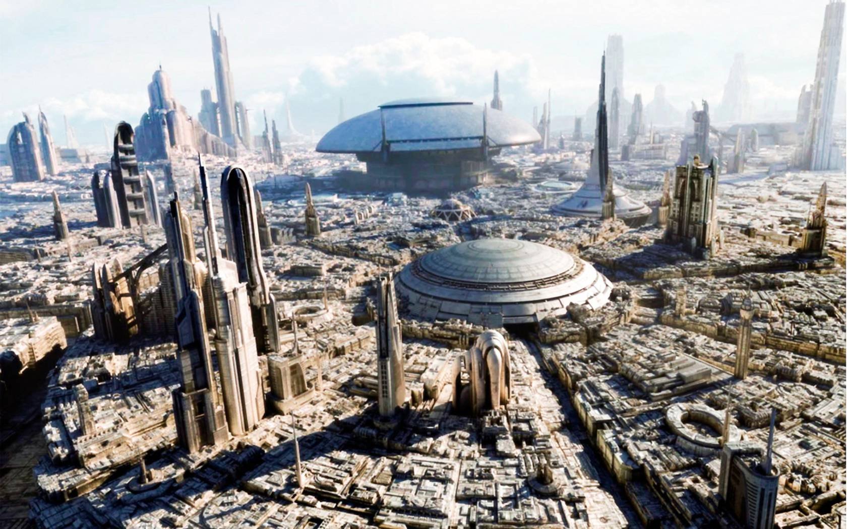 Coruscant in Star Wars.