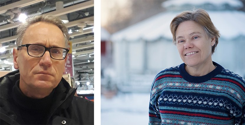 Ola Thufvesson, platsforskare vid Lunds universitet, och Lena Mossberg, <br />
professor i marknadsförening vid Göteborgs universitet. Foto: Weijia Thufvesson/Bengt Säll