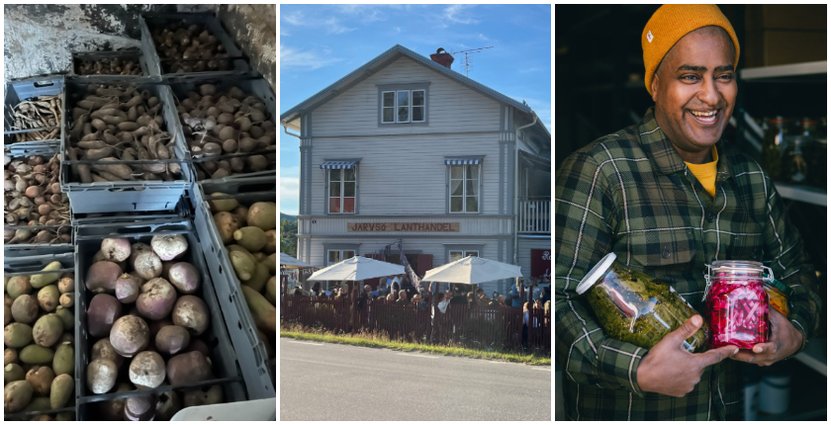 Tobias Annerhult på Järvsö Lanthandel