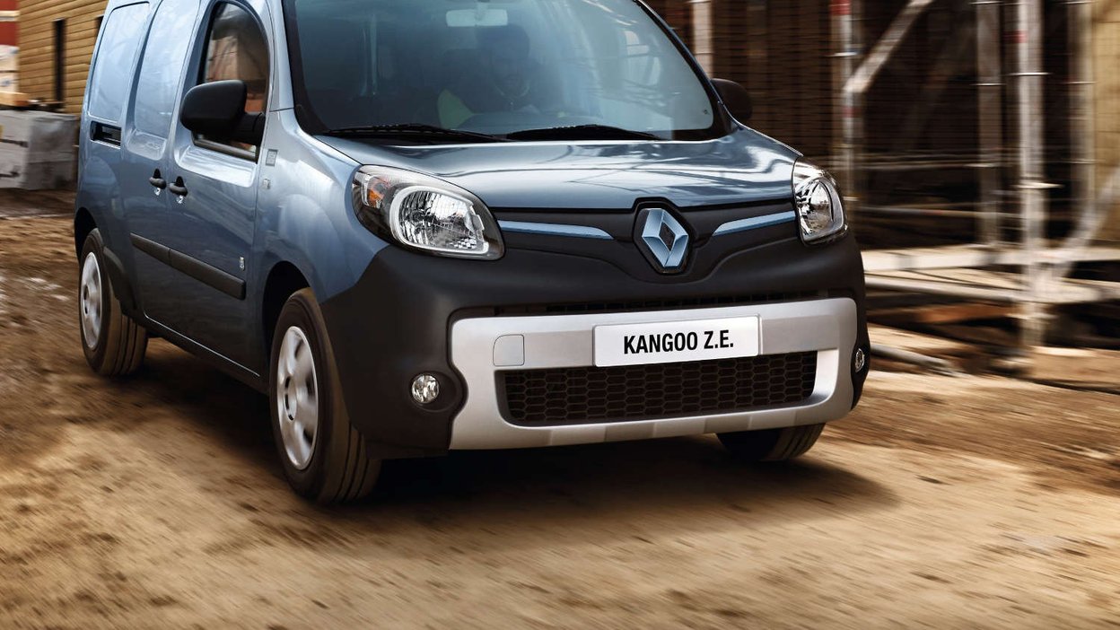 Nya Kangoo ZE får längre räckvidd. Foto: Renault
