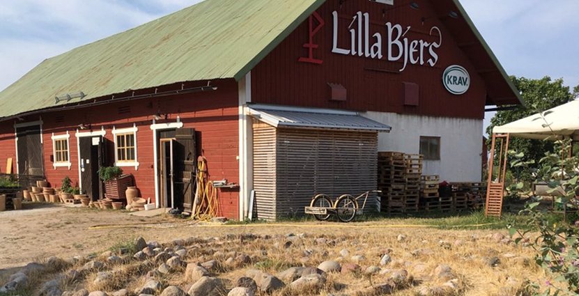 Lilla Bjers på Gotland har tagit emot flera utmärkelser,<br />
 bland annat för sitt hållbarhetsarbete. Foto: Lilla Bjers