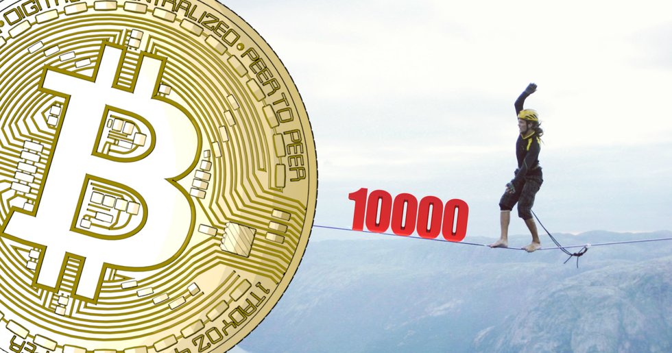 Bitcoins dominans under 70 procent igen – priset balanserar kring 10 000 dollar.