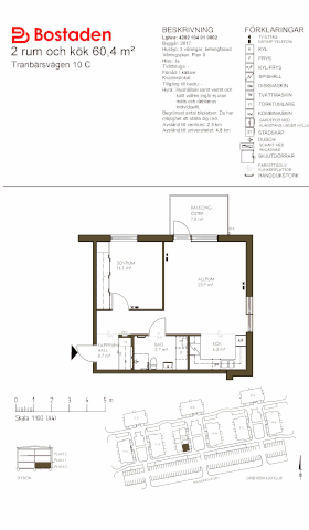PlanlösningTranbärsvägen 10 C