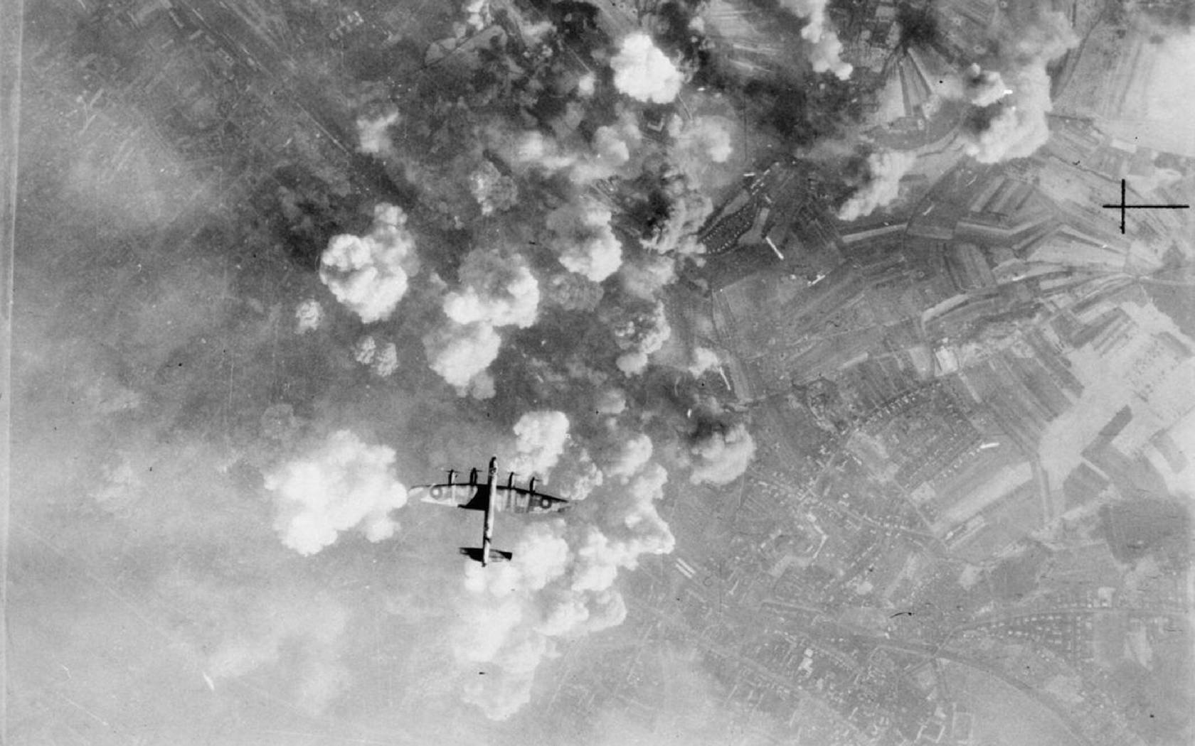 The Allied bombing of Hamburg.