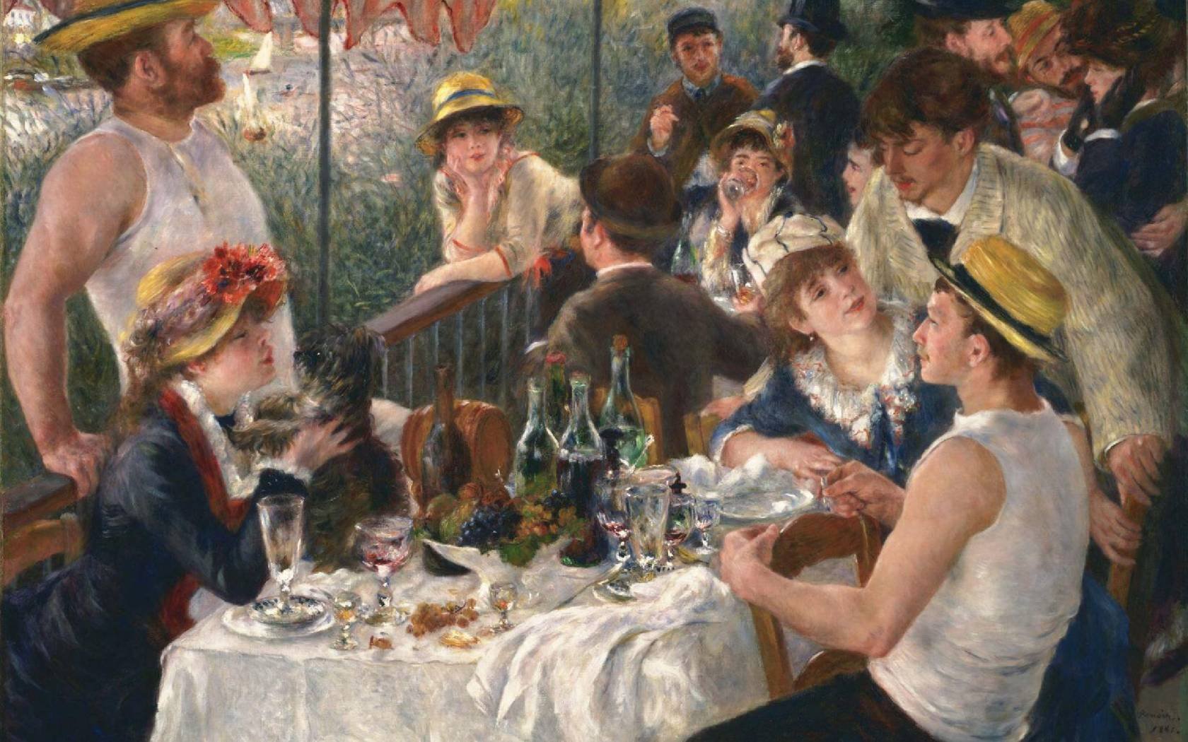 Pierre-Auguste Renoir's 'Luncheon of the Boating Party'.