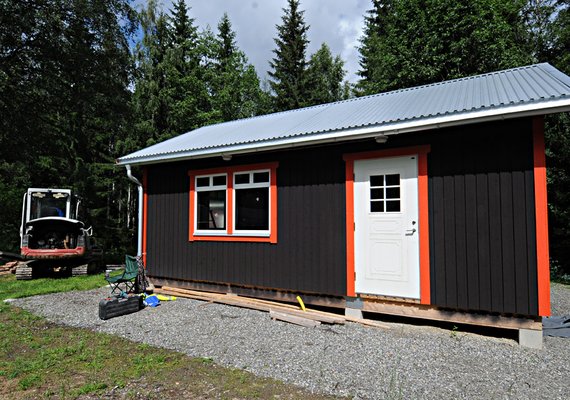 Harley inspired shed