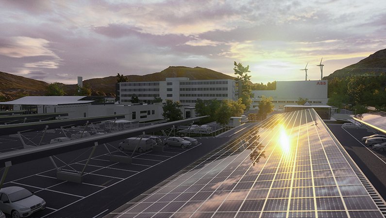 ABB:s egna tillverkningsfabrik i Lüdenscheid, Tyskland, kan drivas helt och hållet av energi av egna solceller. Energisystemet Optimax ser till att anläggningen har maximal effektivitet och minimal miljöpåverkan.