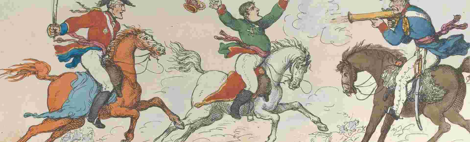 Thomas Rowlandson, R. Ackermann's 'Transparency on the Victory of Waterloo'.