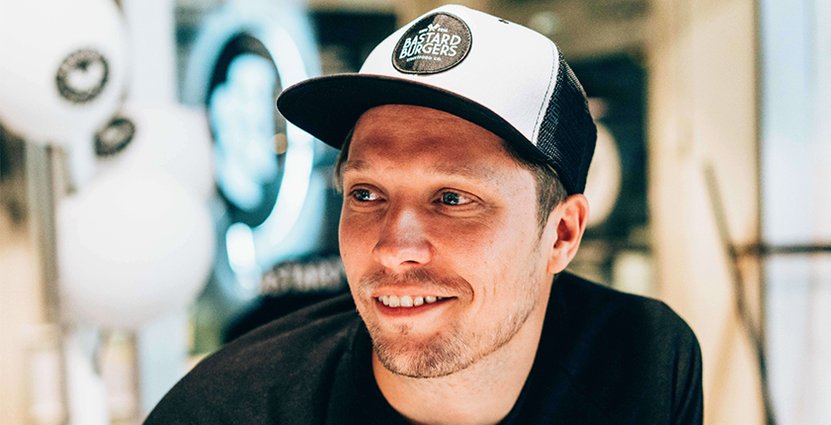 Bastard Burgers grundare Simon Wanler. Foto: Pressbild 