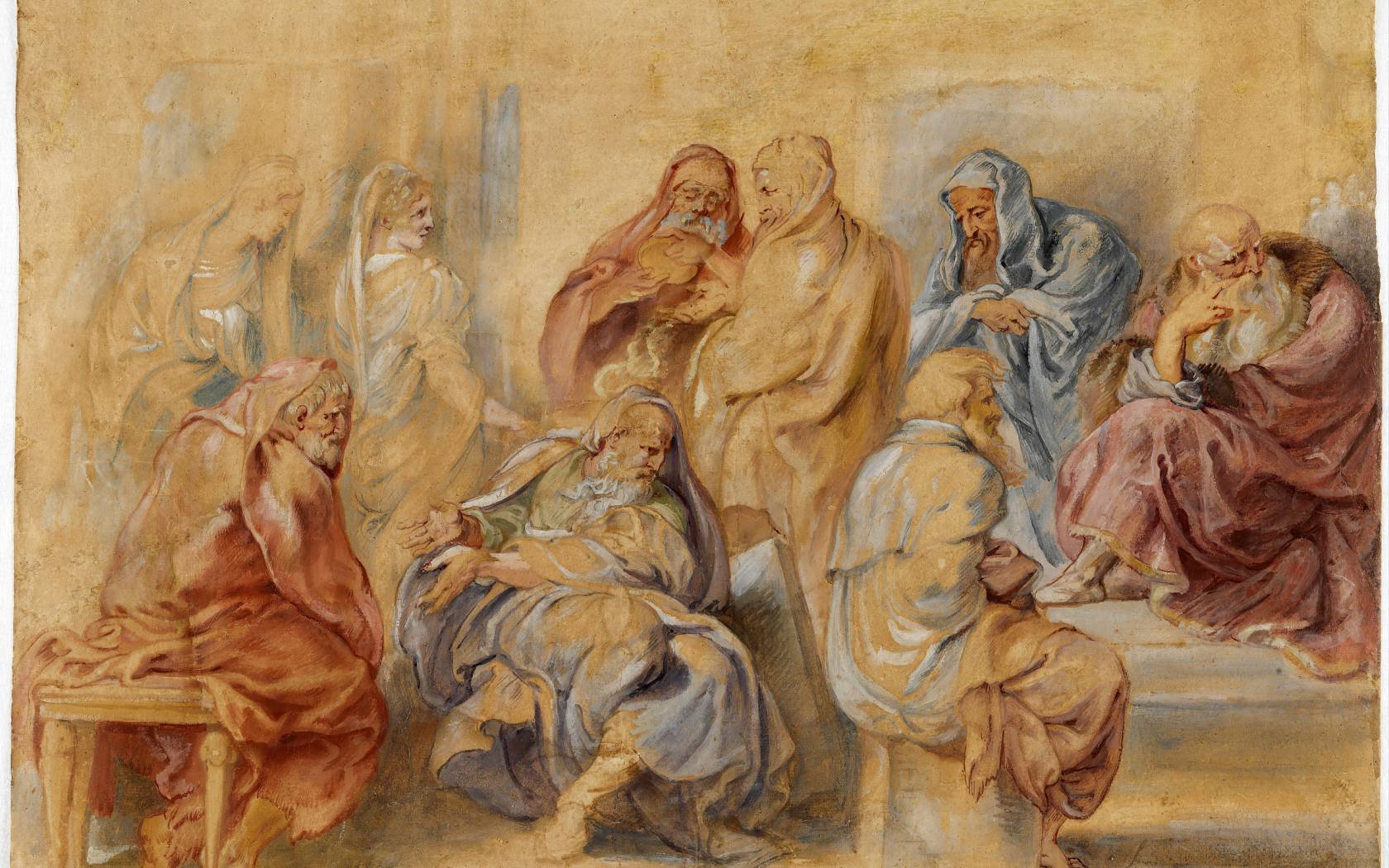 The Seven Sages of Greece by Rubens.