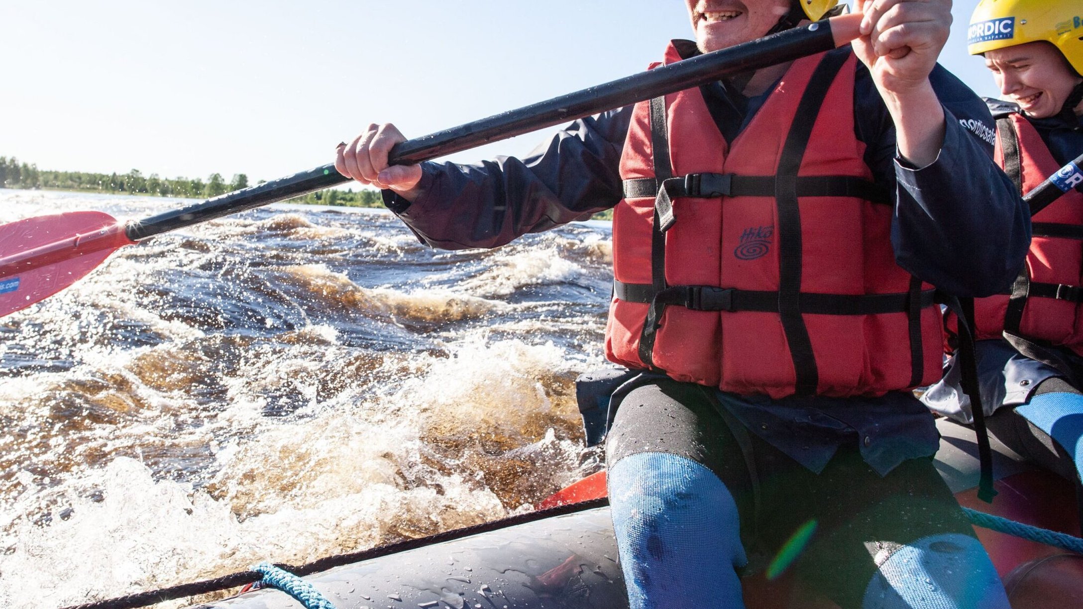 rafting in kukkola rapids