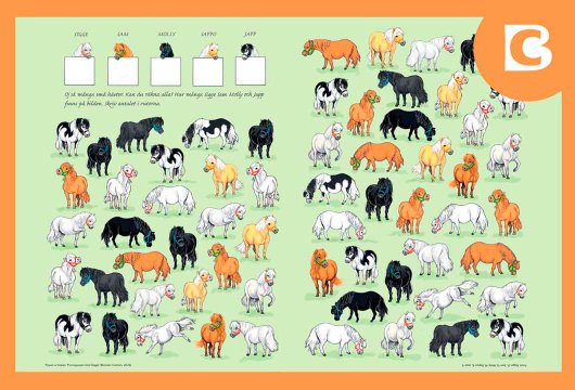 Pyssel &ndash; r&auml;kna h&auml;star, f&auml;rggl&auml;gg och g&ouml;r ett stall