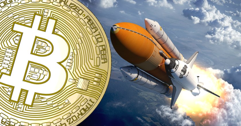 Bitcoinkursen seglar över 44 000 dollar – för första gången sen april 2022