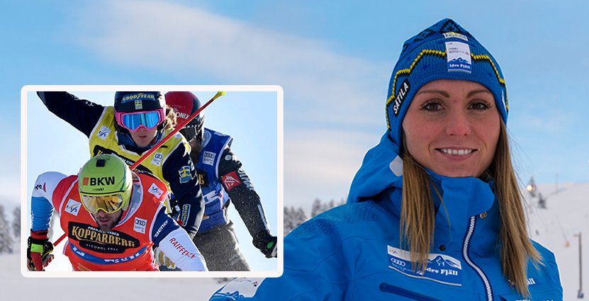 Laddad. Louise Iversen är ny projektledare för världscupen i skicross i Idre.  Foto: Idre Fjäll events