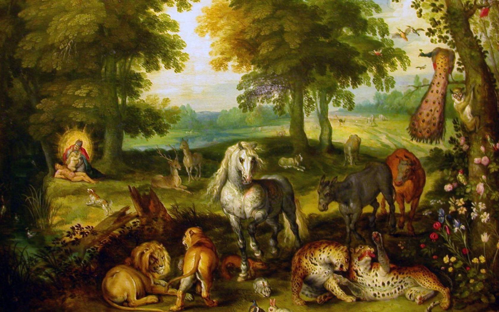 'The Garden of Eden with the Creation of Eve' by Jan Brueghel the Younger.